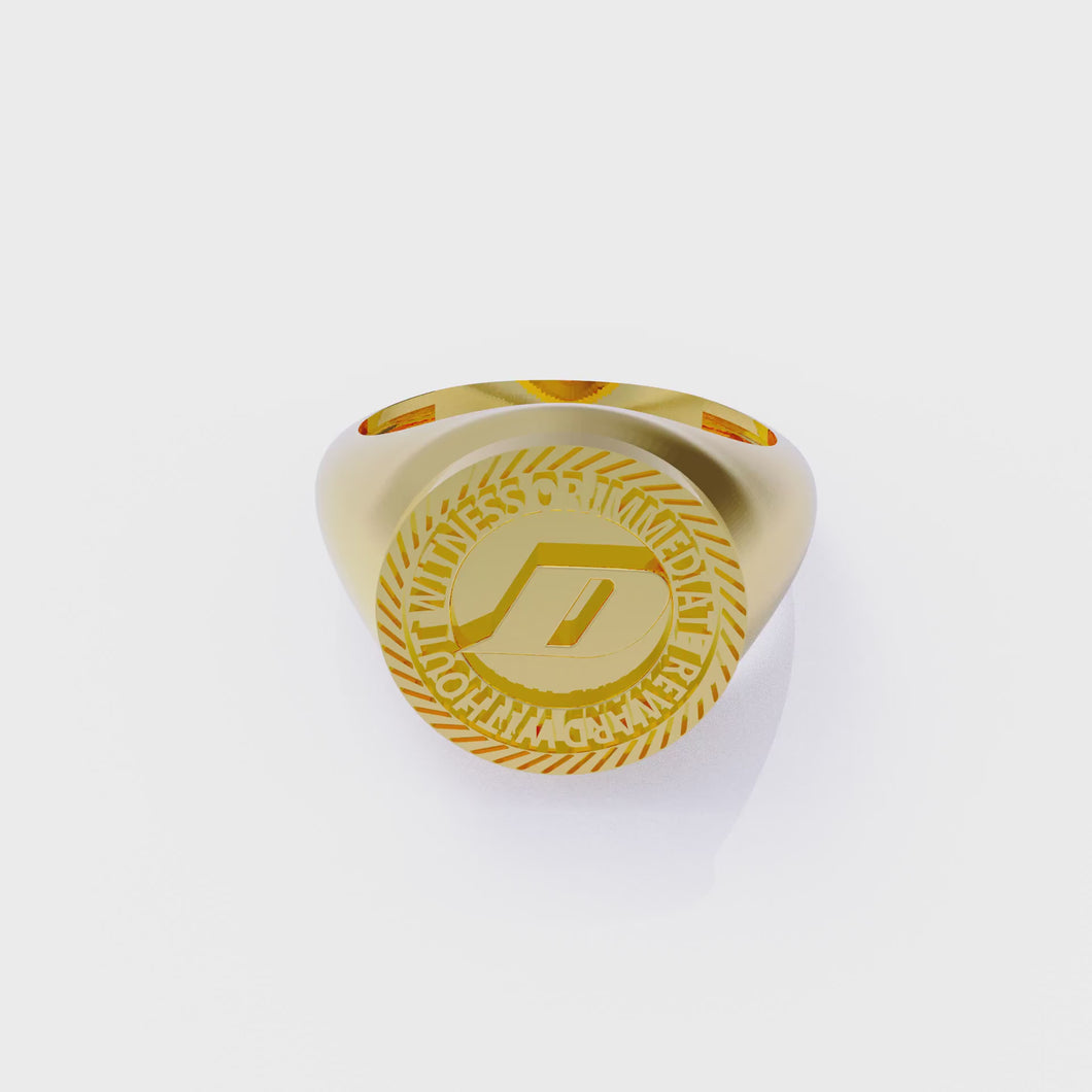 Customisable Signet Gold