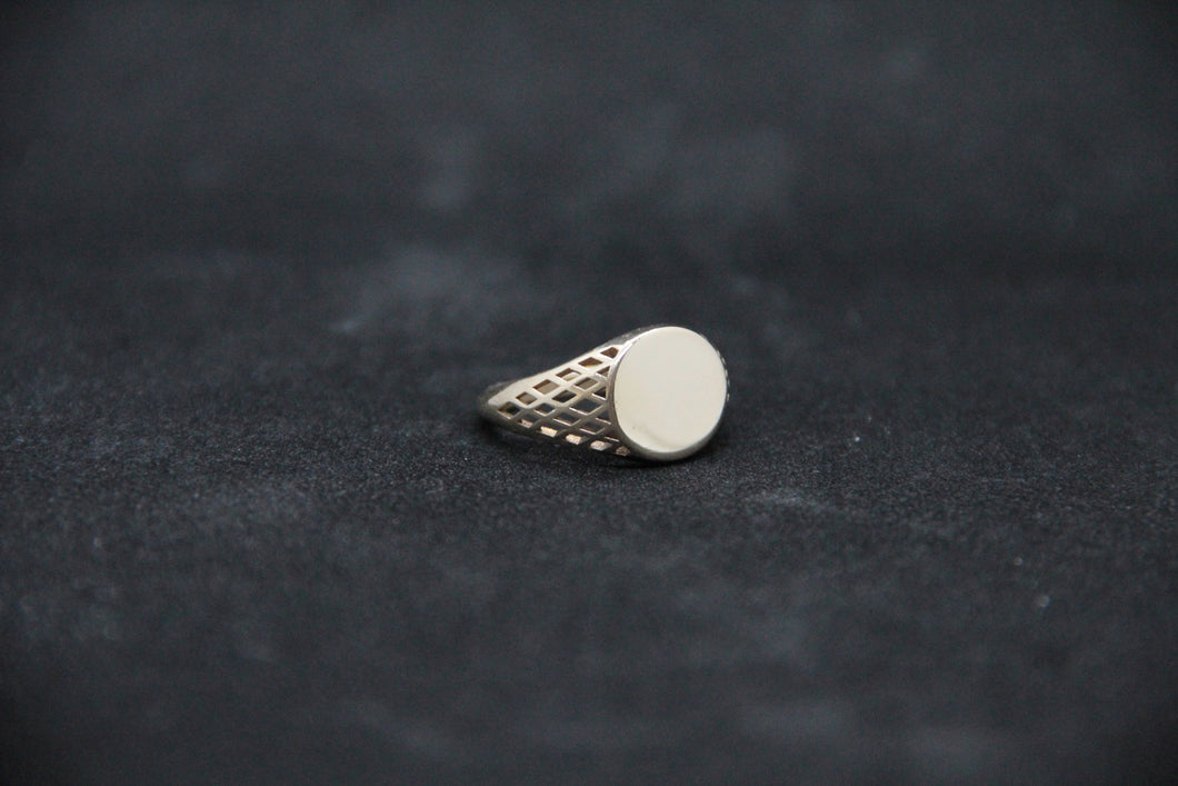 Lattice Signet Ring